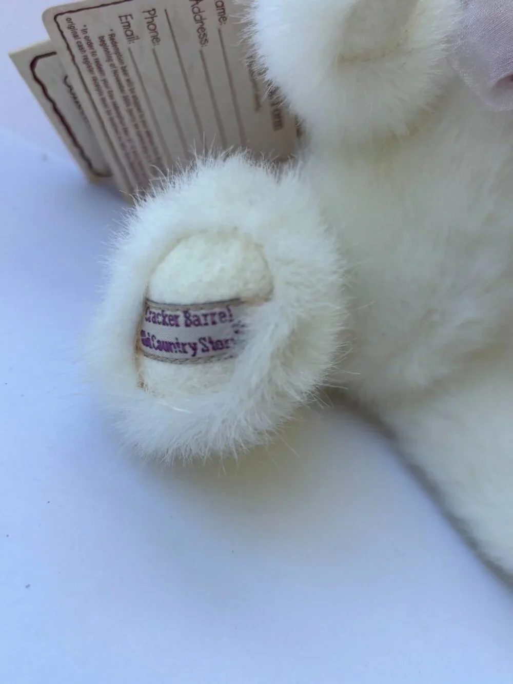 Vintage Boyds Bears Cracker Barrel Exclusive Free Redemption Bear NWT - Picture 2 of 7